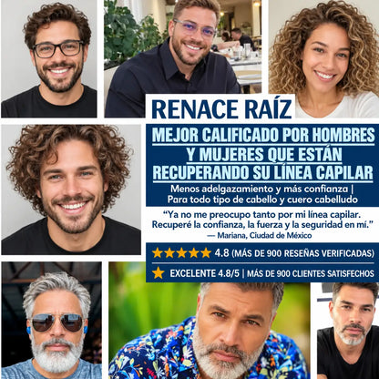 Renace Raíz™ — Sérum capilar fortalecedor en roll‑on
